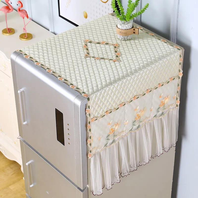 Refrigerator Dust-proof Cloth Cover Cloth Refrigerator Cover Household Storage Bag Waterproof and Oil-proof