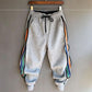 Harem Casual Pants Men's Striped Nine-point Sports Pants Loose Leggings Sweatpants Trend Zipper Pencil Pants