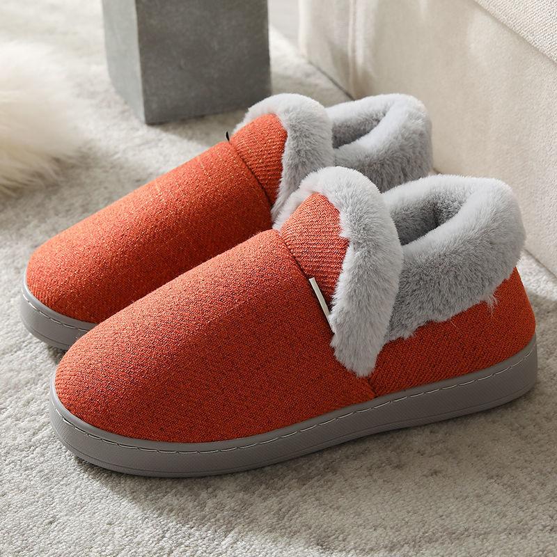 Winter Warm and Comfortable Thick-soled Cotton Shoes Non-slip Thick Plush Shoes