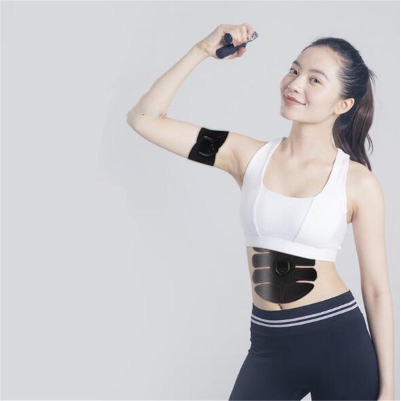 EMS Wireless Muscle Stimulator Trainer Smart Fitness Abdominal Training Stickers Body Slimming Belt