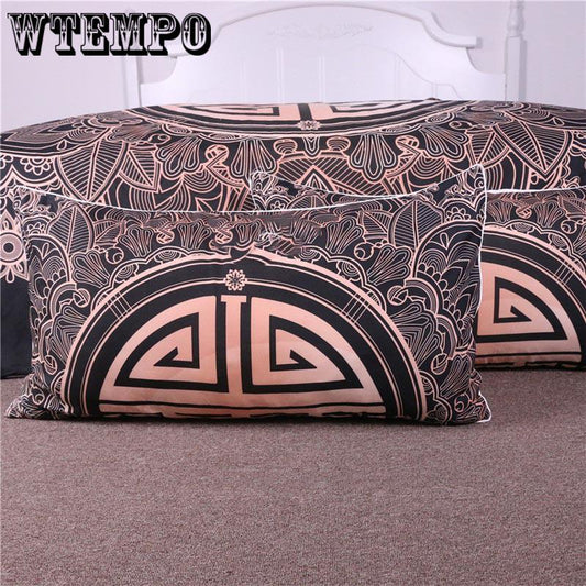 Europe and United State  Silk Embroidery Quilt Pillowcase Home Textile  Bedding Set