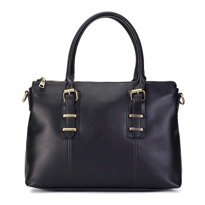 Business briefcase men brown large capacity retro anti-theft handbag shoulder bags computer bag
