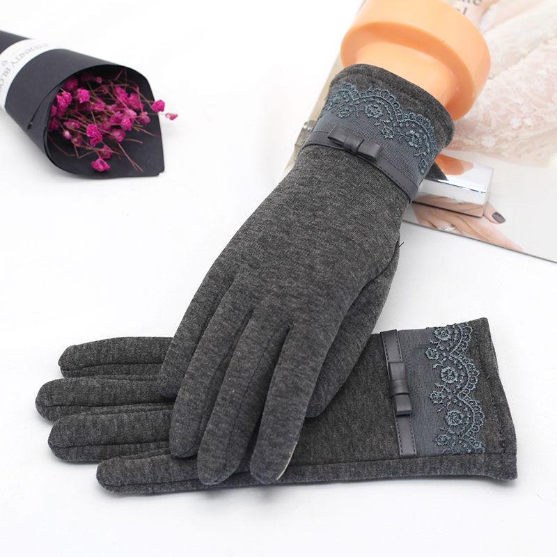 Cotton gloves Windproof gloves Winter Warm gloves Thick gloves Woman fashion gloves Plush