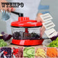 Dicing Machine Manual Food Chopper Vegetable Fruits Nut Onion Hand Power Mincer Blender Mixer
