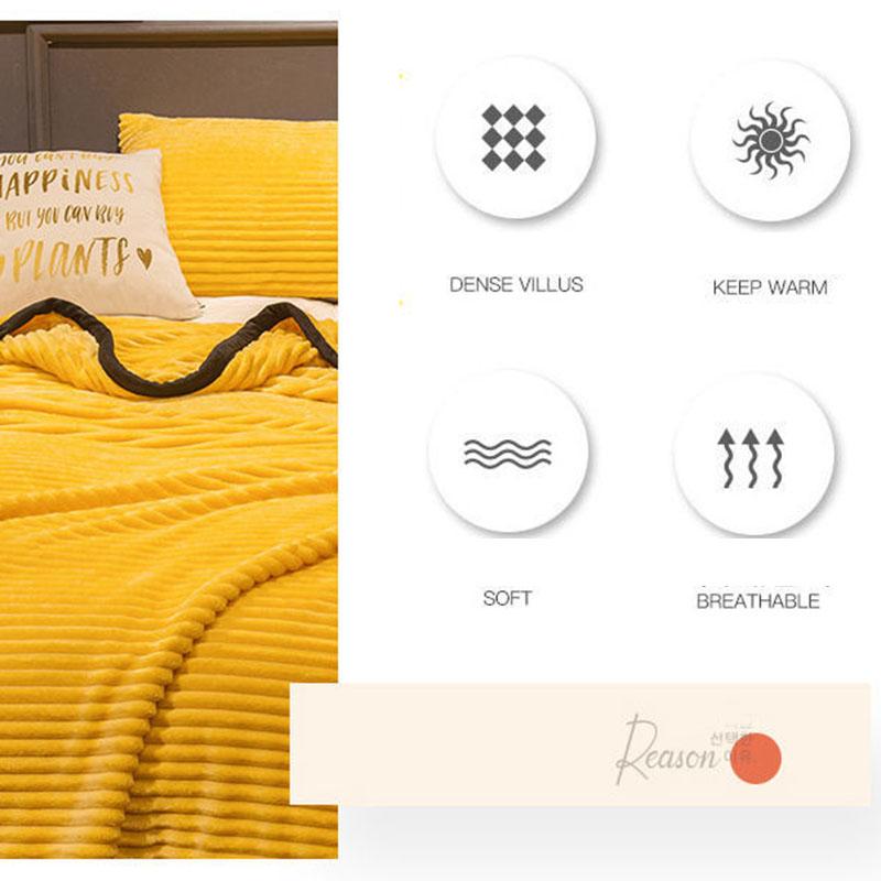 Blanket Thick Coral Fleece Blanket Winter Blanket Quilt Flannel Warm Sheets Office Nap Blanket Bedspread Blanket Floral Modern Blanket for Couch