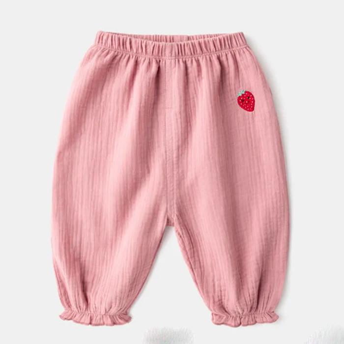 Children's Pants Summer Girls Anti Mosquito Pants Boys and Girls Air-conditioned Pants Leggings Casual Pants Children's Knickerbockers