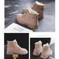Women Winter Snow Boots Warm Flat Lace Up Shoes Ladies Flocking  Suede Ankle Boots Female Footwear