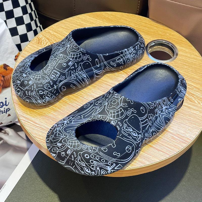 Women's Summer Outer Wear Baotou Version Slippers Flat Bottom Casual Deodorant Non-slip Light Comfortable Sandals and Slippers