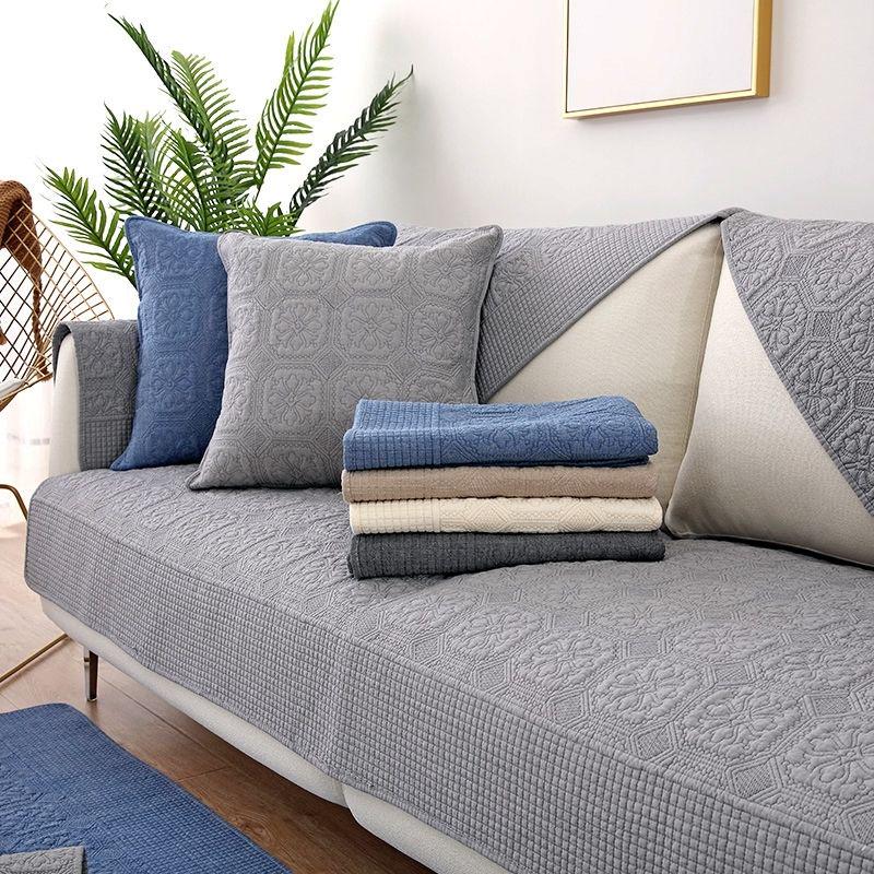 Four Seasons Sofa Cushion Modern Minimalist Nordic Sofa Covers Towel Slip Non-cotton Cushion