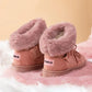 Women's Shoes Snow Boots Fur Short-tube Cotton Boots Winter Plus Velvet Warm Cotton Shoes Women Boots