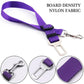 Adjustable dog safety car harness, dog seat belt-durable car dog seat belt-dog car seat belt, large dog, medium and small dog seat belt