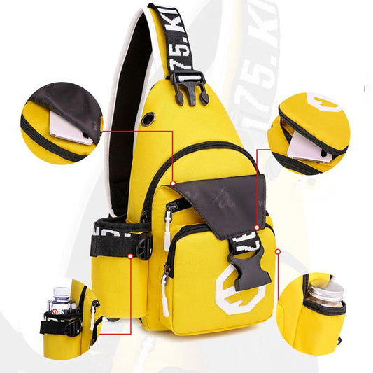 Casual Women's Bag Messenger Small Backpack Trendy Chest Bag Men's Multifunctional Couple Satchel
