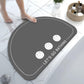 Diatolite Cartoon Bathroom Water Absorption Foot Pad Anti-slip Home Land Pad Toilet Door Toilet