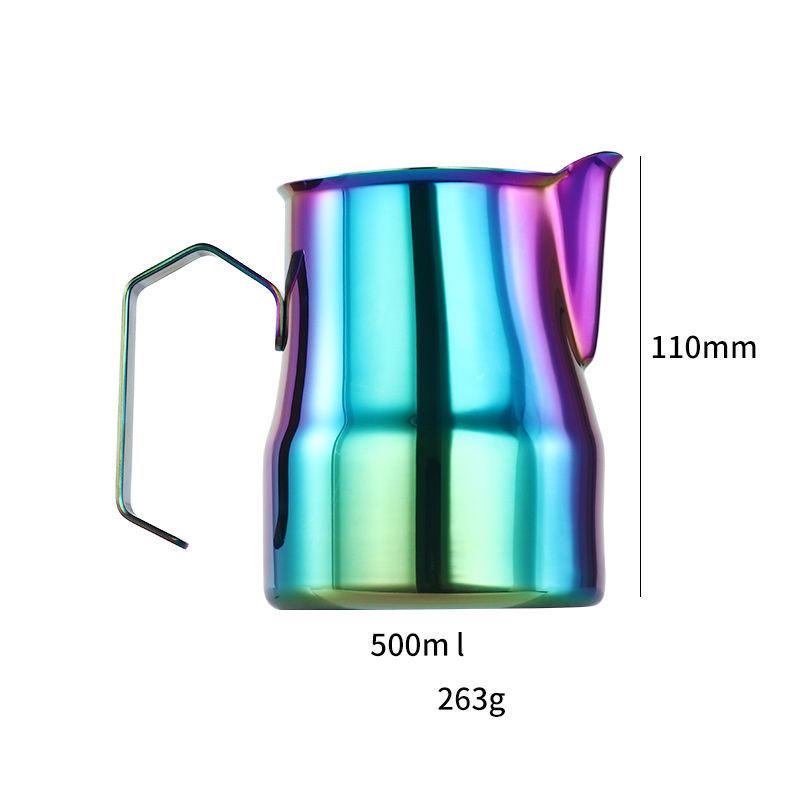 0.35-0.5L Milk Steaming Frothing Pitcher Stainless Steel Foam Milk Jug Craft Latte Spresso Cappuccino Coffee Pull Flower Cup