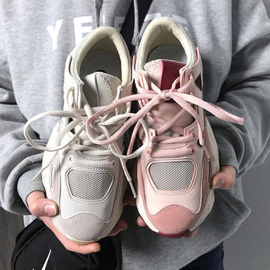 Celebrity Sneakers Women Trendy Chunky Dad Shoes Woman Thick Sole Ladies Platform Shoes Female