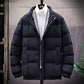 Cotton Jacket Men's Autumn and Winter Jacket Explosion Style Trend Thick Down Padded Jacket Tooling Tide Brand Padded Jacket