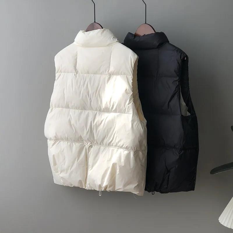 Autumn and Winter Models Short Cotton Vest Women Korean Version Was Thin Student Cotton Vest Jacket Vest
