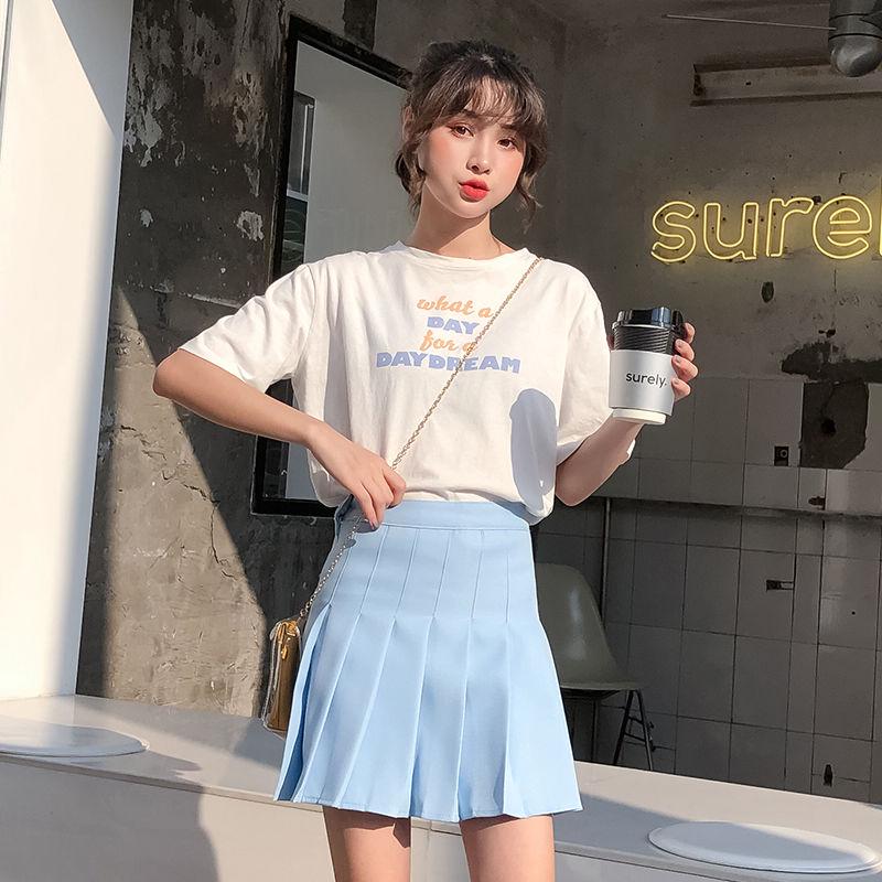 XS-2XL Women Pleated Skirt Short Skirt Student Anti-Lightening Thin Skirt Sexy High Waist Mini Skirt