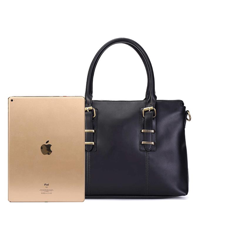 Business briefcase men brown large capacity retro anti-theft handbag shoulder bags computer bag