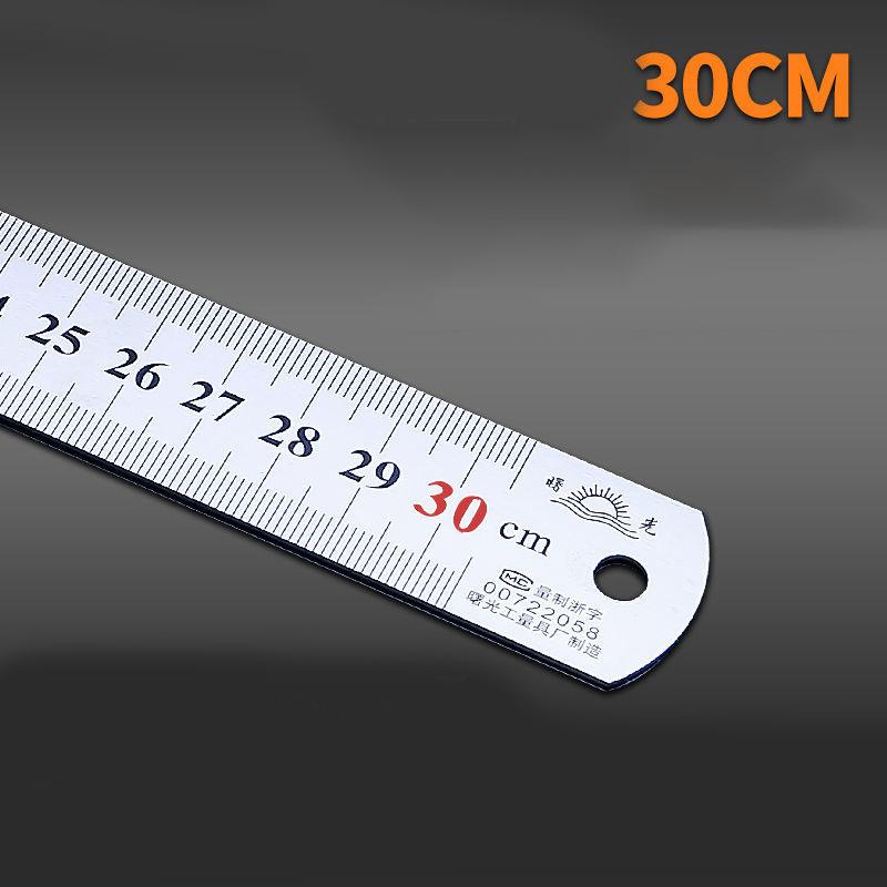 1/5 Pcs Stainless Steel Ruler 15/20/30cm Measuring Ruler Essential for Woodworking Tailors
