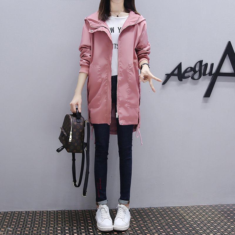 Women Fashion Holiday Comfortable Loose Trench Coat Professional  Temperament Solid Girls  Outdoor