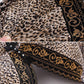 Leopard Print Large Size Thin Non-magnetic Bra Breast-receiving Anti-sagging No Steel Ring Gathering Underwear Ladies Bra