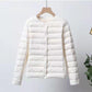 Winter Womens Down Jacket Ultra Light Duck Down Coat Short Autumn Slim Short Puffer Jacket
