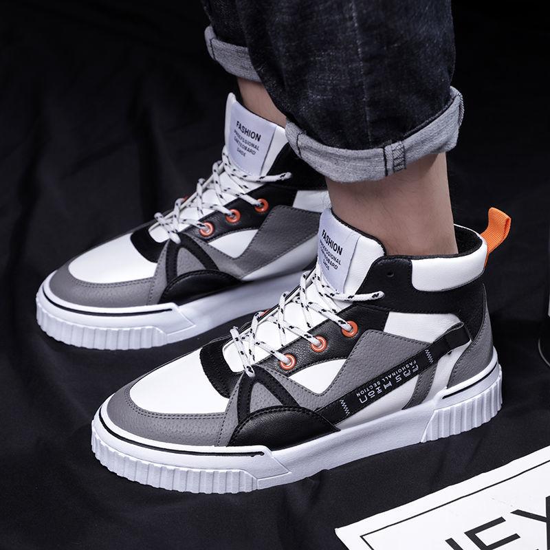 Spring and Summer Men's High-top Shoes Korean Version of The Trend of All-match Casual Shoes Men's Sports Shoes