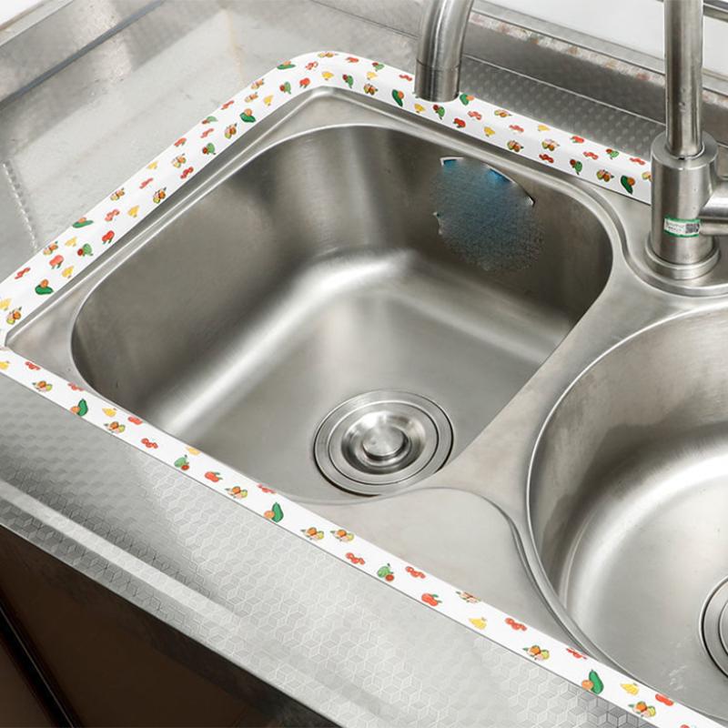 Kitchen Beauty Stitching Stickers Mildew-proof Waterproof Tape Stove Sink Anti-oil and High Temperature Sticker Bathroom Toilet Sticker