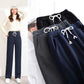 Women's Wide-leg Pants Spring and Autumn High-waisted Slim Straight-leg Trousers Loose Sports Casual Sweatpants