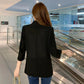 Mid-sleeve Chiffon Blazer Women's Short Slim Slimming Sunscreen Clothing Thin Temperament Suit Jacket Women's Long-sleeved Thin Jacket