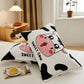 48X74cm Coral Velvet Pillowcase Plus Velvet Cute Pillowcase Flannel Cartoon Thick Bedding