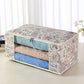 1PCS Storage Bag Non-woven Transparent Window Clothes Organizer Bag for Easy Folding Household Goods