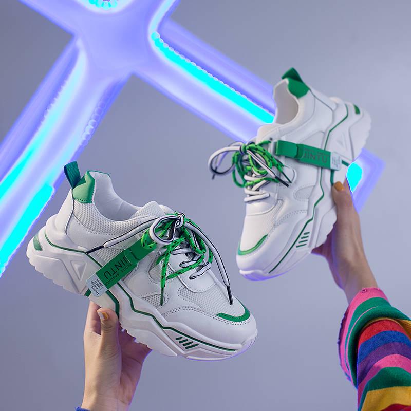 Fashion Chunky Sneakers Women Shoes Trendy Sneakers Platform Casual Shoes Female Dad Trainers Basket
