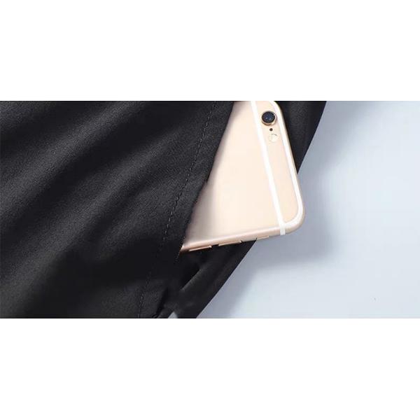 Men's Summer Sports Pants Thin Section Loose Running Ninth Trousers Casual Pants Large Size Stretch Quick Drying