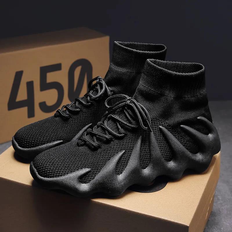 Korean Style Trendy All-match Socks Shoes Teen Student Trendy Shoes Men's High Top Sneakers