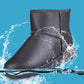 Winter Women's Leather Snow Boots Waterproof Non-slip Short Boots Warm and Velvet Padded Short Boots Korean Boots Student Cotton Shoes