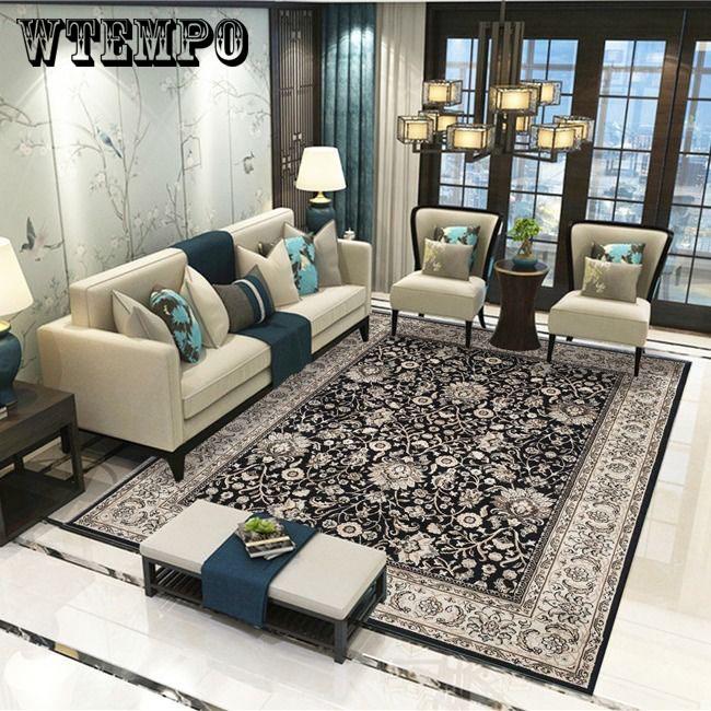 Nordic Moroccan Ethnic Geometric livingroom Carpets Simple Bedroom Living Room Carpet