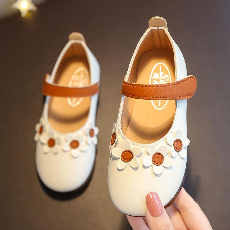 Girls' Leather Shoes  Spring  Summer Single Shoes  Children's Toddler Shoes Cute Female Baby Soft-soled Princess Shoes