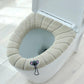 Two Pieces of Universal Toilet Seat Cushion Household Toilet Cover Cushion Thickened In Winter Toilet Cover Toilet Ring Cushion Washable