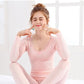 Threaded Autumn Clothes Long Trousers Women's Thin Lace Body Bottoming Slim Thermal Underwear Set