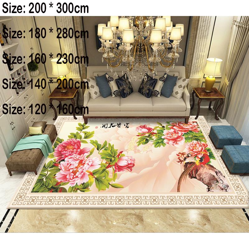 Living room carpet simple home coffee table carpet bedroom bedside carpet European court style