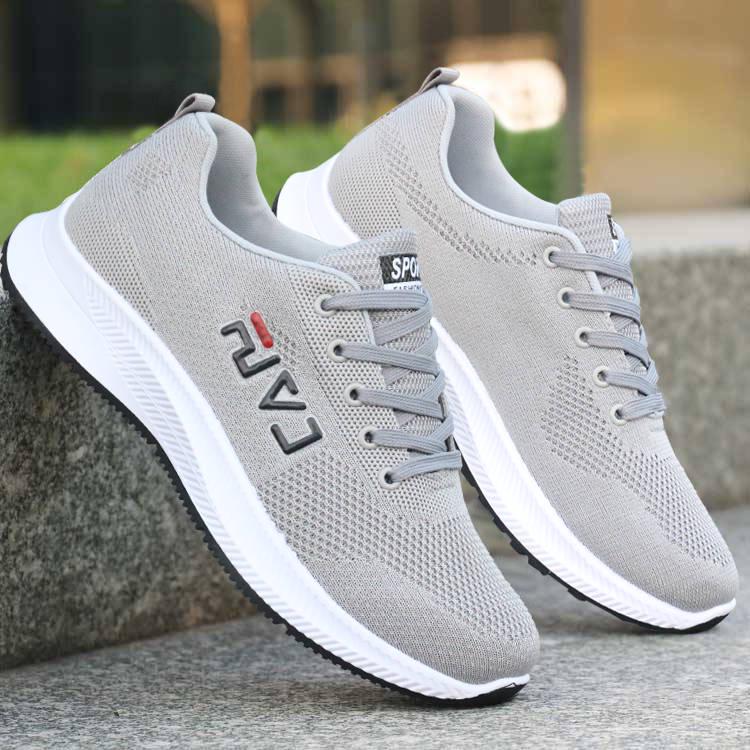 Spring Wild Breathable Tide Casual Men's Shoes Movement Men's Shoes Fly Woven Sneakers Running Shoes