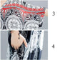 WTEMPO Plus Size Dress Summer V-Neck Long Dress Casual Bohemia Long Robe Full Length Women Dress