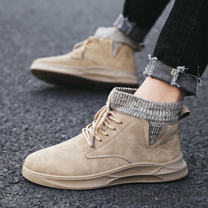 Autumn Winter Man Martin Boots Outdoor Male Ankle Boots Men Shoes High Top Casual Tooling Footwear