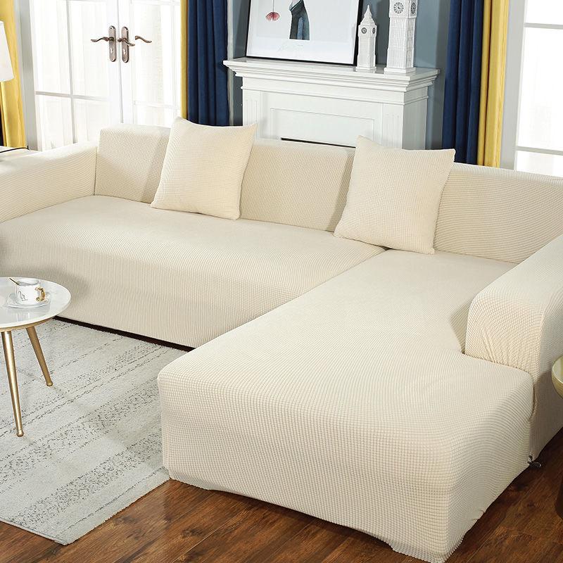 Solid Color Universal Elastic Sofa Cover for Living Room Sofa Towel Sofa Cover Strech Slipcover