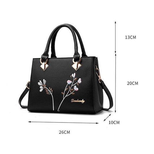 European and American style Shoulder Handbag Trendy wild Patent leather bag Big capacity