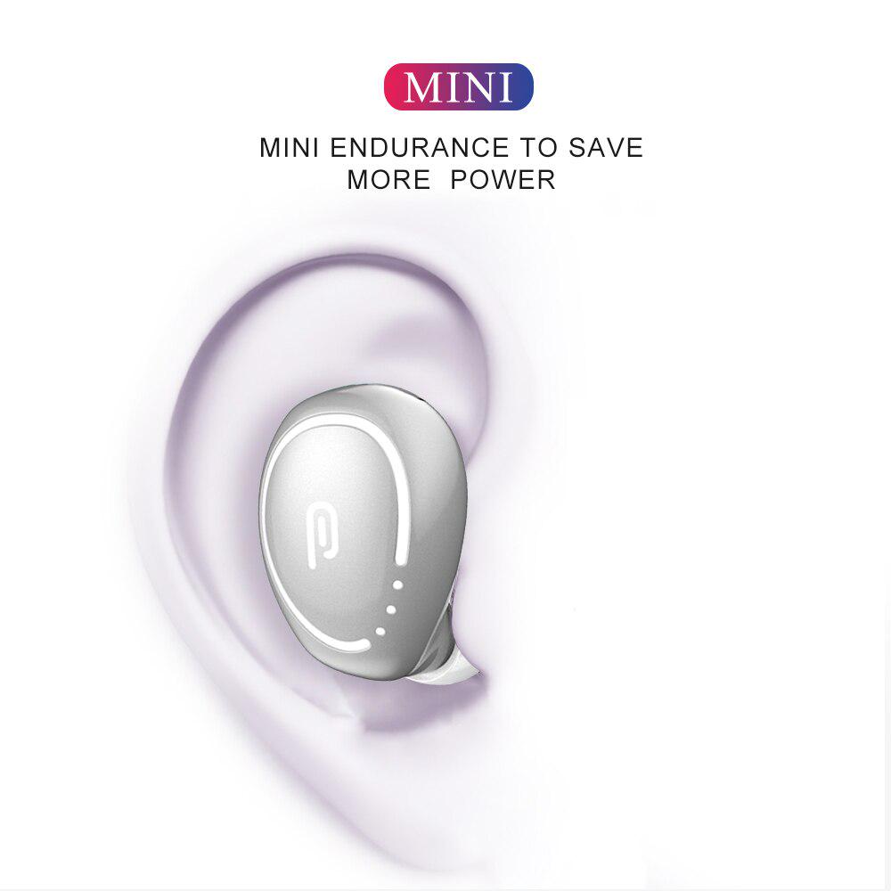 Waterproof 4.1 Earphones Bluetooth Mini HIFI TWS Earbuds Wireless Headphones Noise Reduction Headset