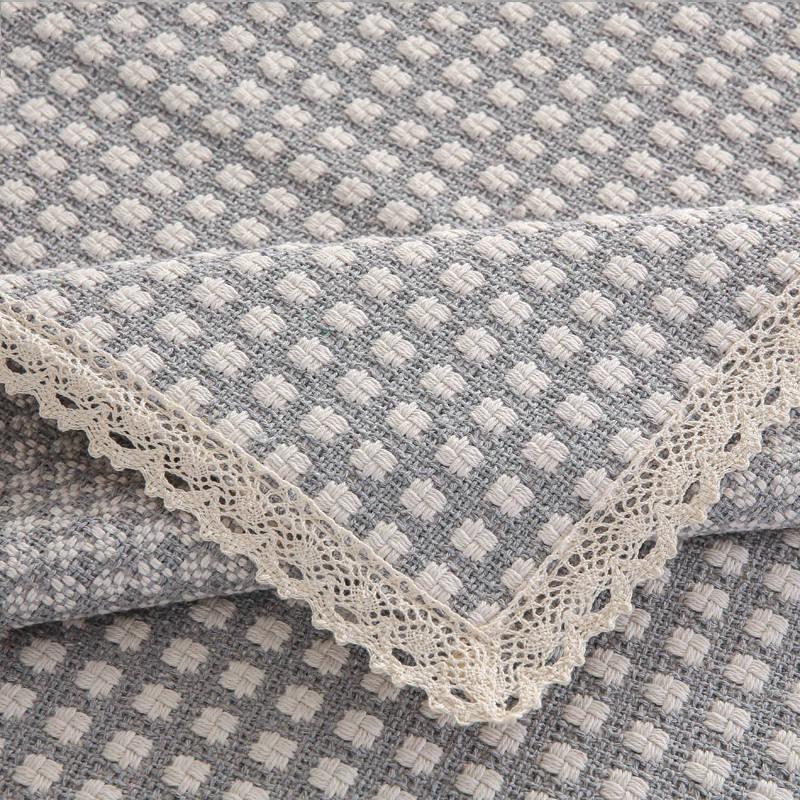 Simple Modern Sofa-Covers Cotton Fabric Non-slip Sofa Cushion Four Seasons Universal Living Room