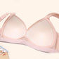 Large Size Thin Section Large Cup No Steel Ring Bra Non-magnetic Gather Adjustment Type Breast-receiving Vest Bra